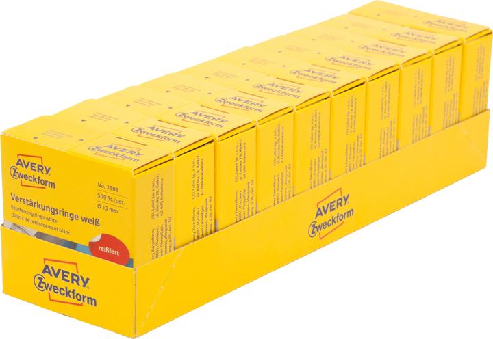 Actual product image Avery Reinforcement rings