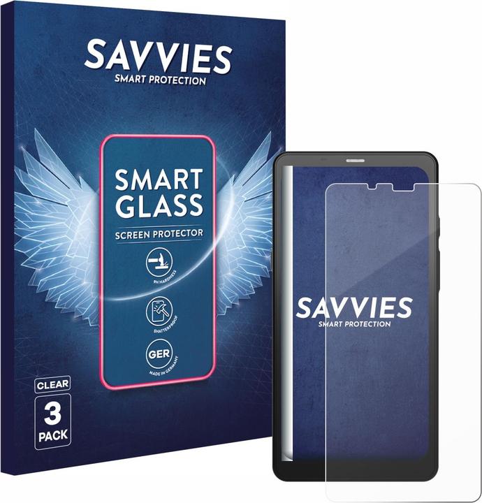 Actual product image Savvies 3x Smart Glass - 9H Hybrid Glass Screen Protector for Boox Palma