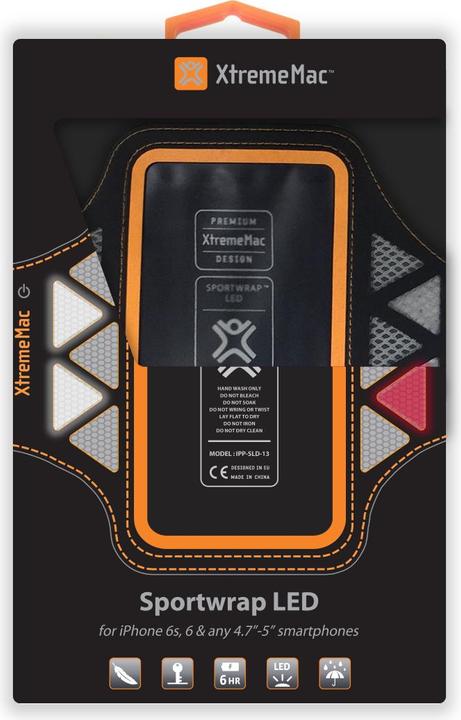 Actual product image XtremeMac Sportwrap LED Universal 4.7" Black