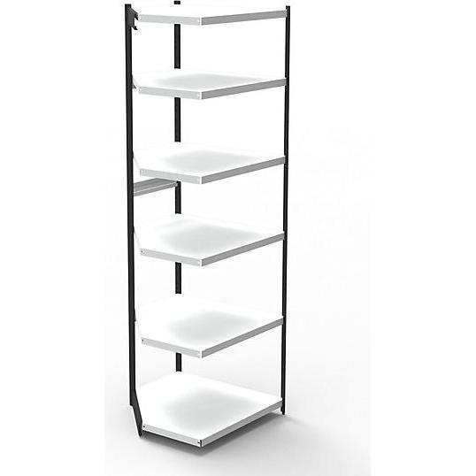 kaiserkraft, Kellerregal, Büro-Regalsystem, ohne Rückwand