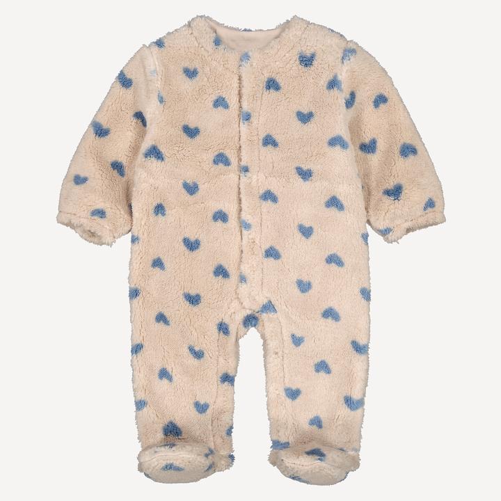 Produktbild La Redoute Collections Fleece-Overall mit Herzchenmuster (74, 80)