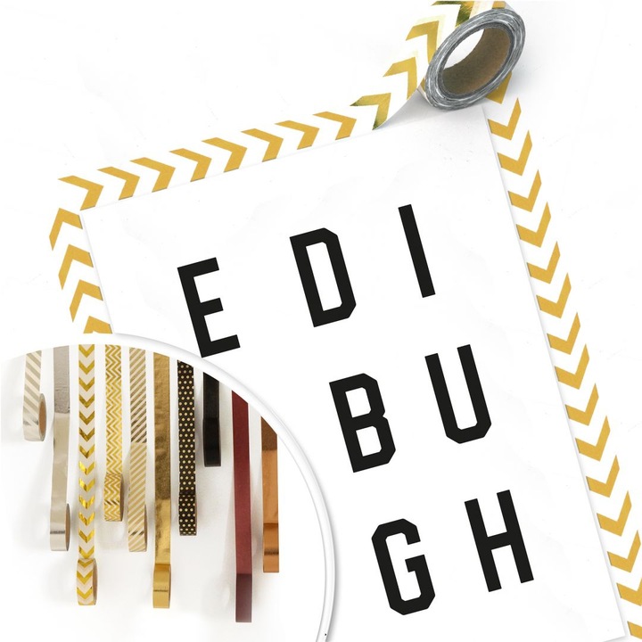 Image du produit Trenddeko Typographie Édimbourg (60 x 80 cm)
