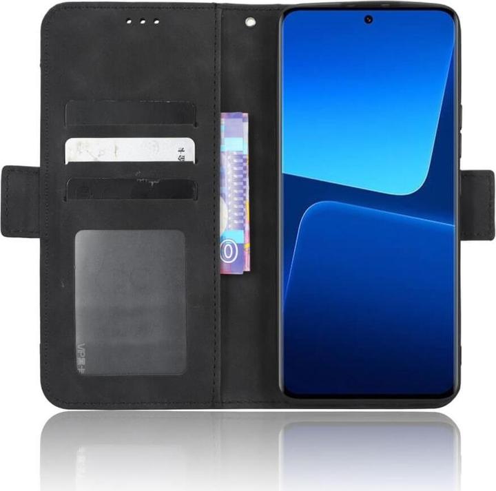 Actual product image Cover-Discount Xiaomi 13 Pro - Case with many card slots black (Xiaomi 13 Pro)