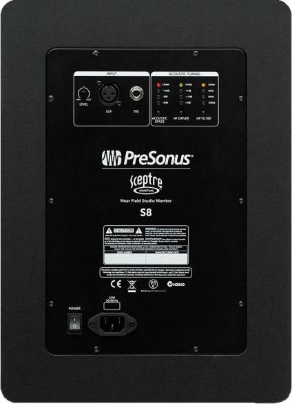 Produktbild PreSonus Sceptre S8 1 Paar Studio-Monitorbox mit Boxenständer Walnuss (Aktiv, Paar, 1x 180 W)