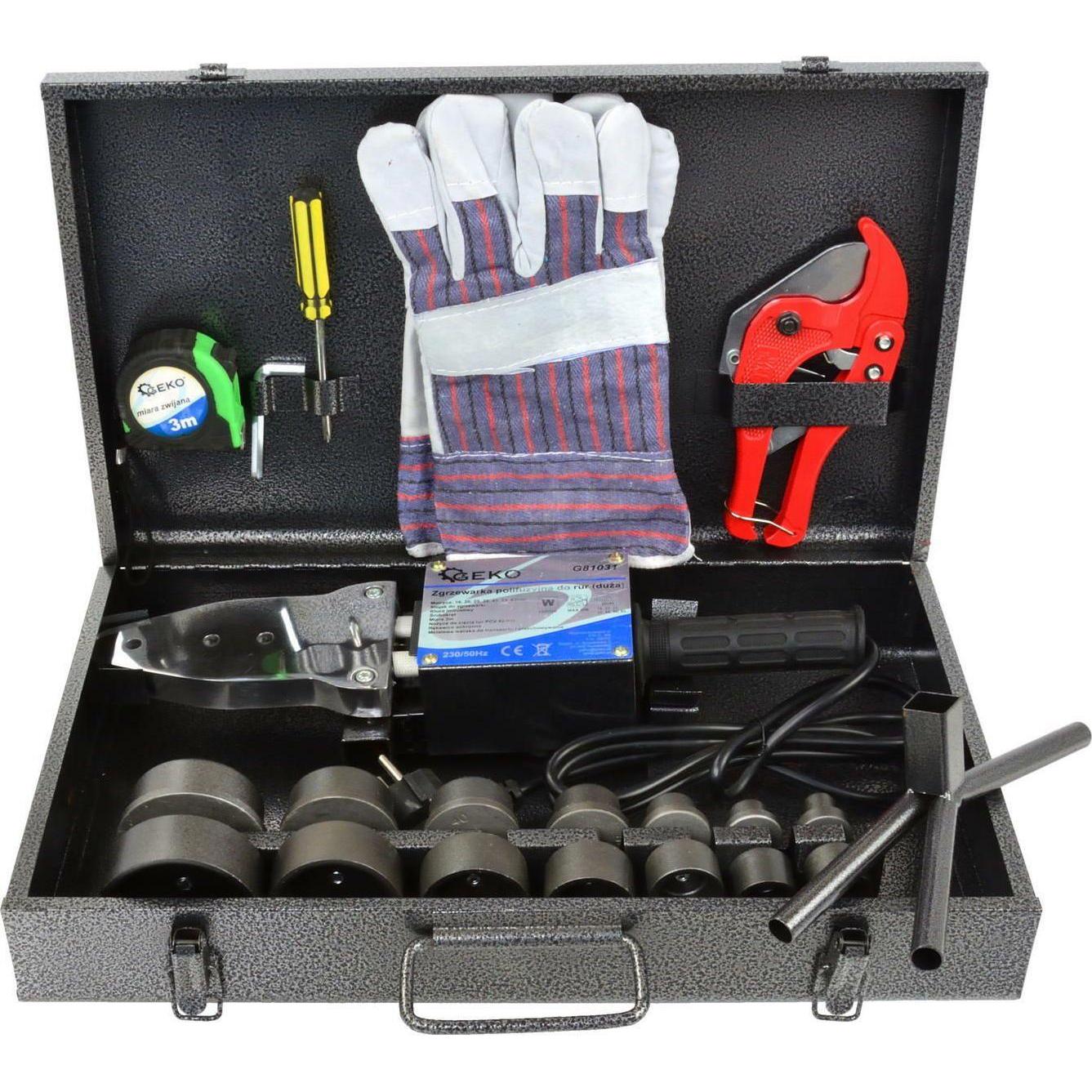 Thumbnail - GEKO, Schweissgerät, Polyfusion-Kunststoffrohrschweissgerät, 1500 W, 16-63 mm