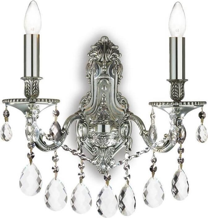 Actual product image Ideal lux GIOCONDA wall light E14 2-way dimmable silver 044910 (E14)