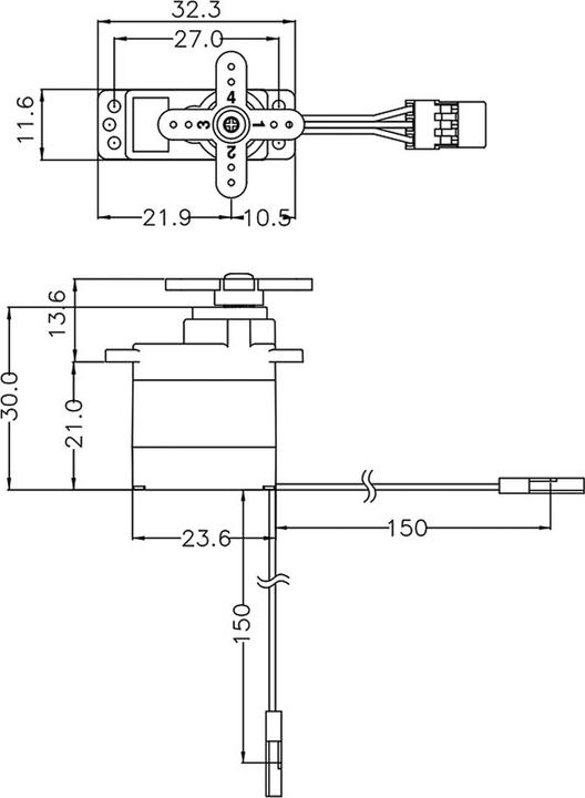 Produktbild Hitec hs-70mg (6v/3kg/0,14s) analog ultra torque feather servo