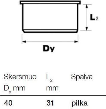 Produktbild Wavin END CAP (DIAMETER - 40 MM)