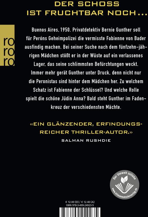 Produktbild Das letzte Experiment (Deutsch, Philip Kerr, 2010)