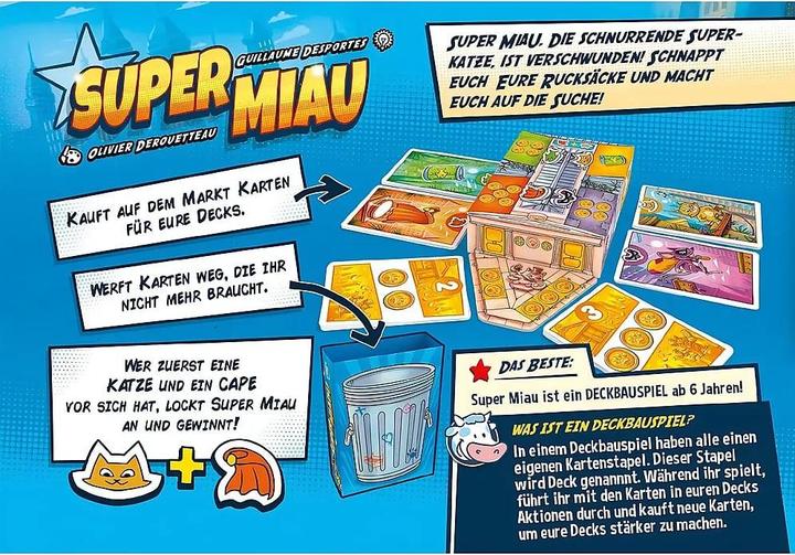 Produktbild Asmodée SCOD5002 - Super Miau (Deutsch, 2 - 4 Spieler)