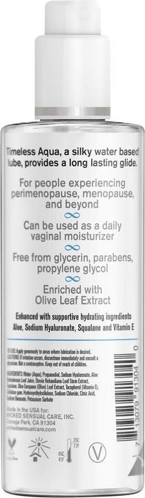 Actual product image Wicked Sensual Care Simply Timeless Aqua Lubricant 120 ml Clear (120 ml)
