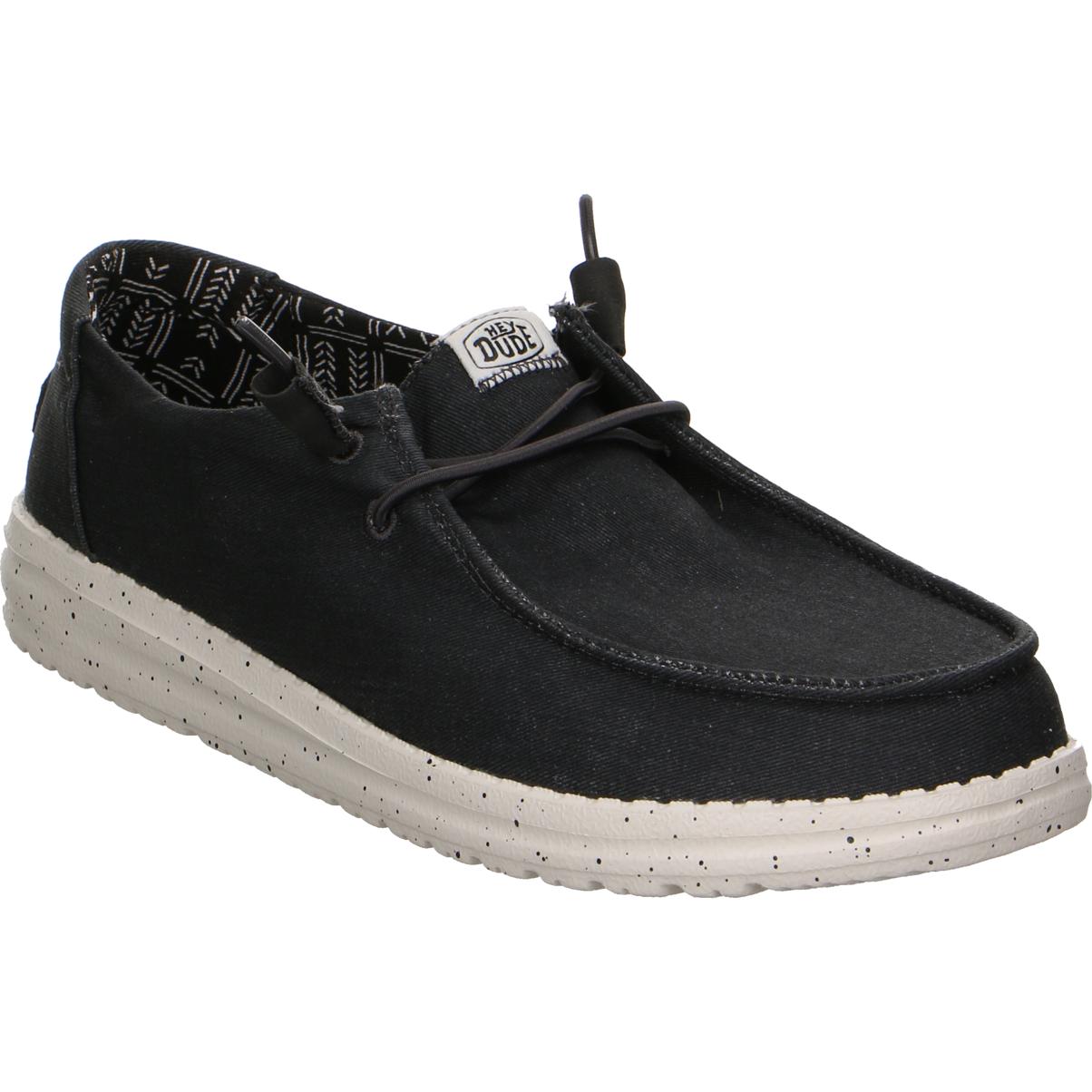 Hey Dude, Damen, Sneaker, Women's Wendy Canvas, Schwarz, (41)