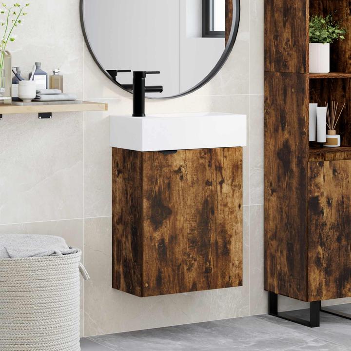 Produktbild vidaXL Badezimmerschrank (45.50 x 22.50 x 84 cm)