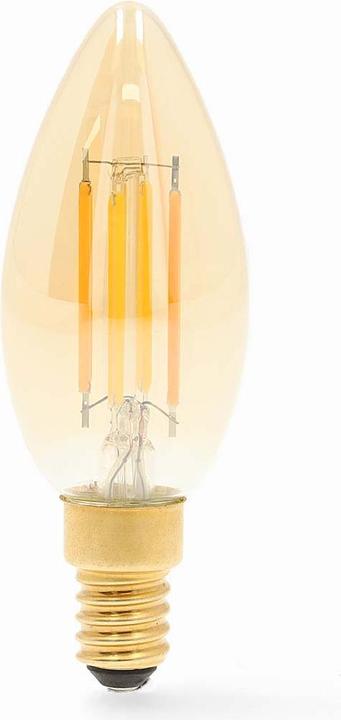 Produktbild Nedis WIFILRF10C37 Smartlife LED Filament Lampe WLAN E14 470 lm 4.9 W Warmweiss 1800 - 3000 K Glas A (E14, 470 lm, 1x)