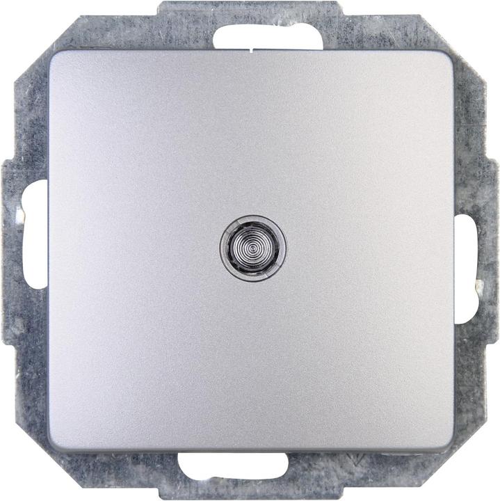 Actual product image Kopp Push-button illuminated Paris silver