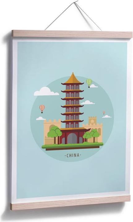 Produktbild Trenddeko Visit China (24 x 30 cm)