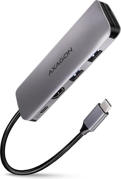 Produktbild Axagon HMC-5G21 USB-C 10 Gbit / s Speedster 5in1 Hub (USB-C)