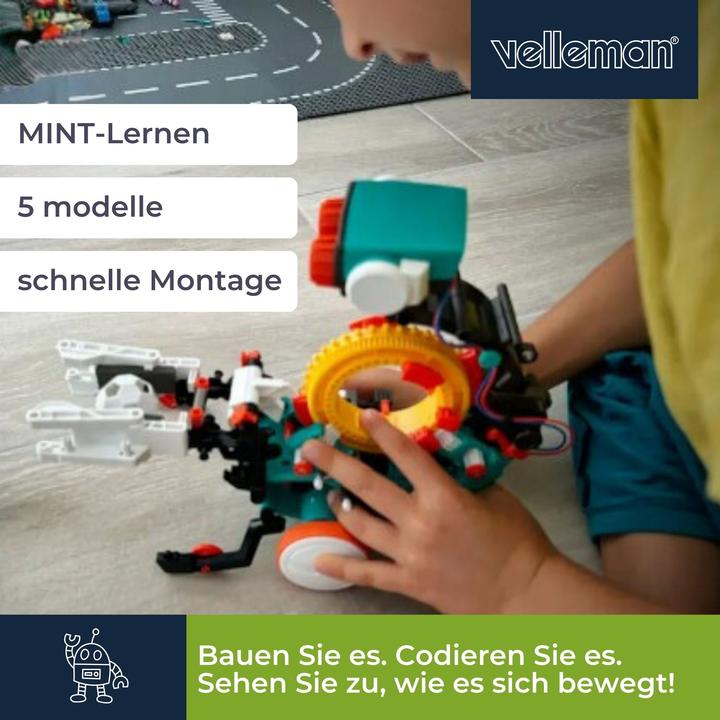 Produktbild Velleman Roboter 5-in-1 Bausatz
