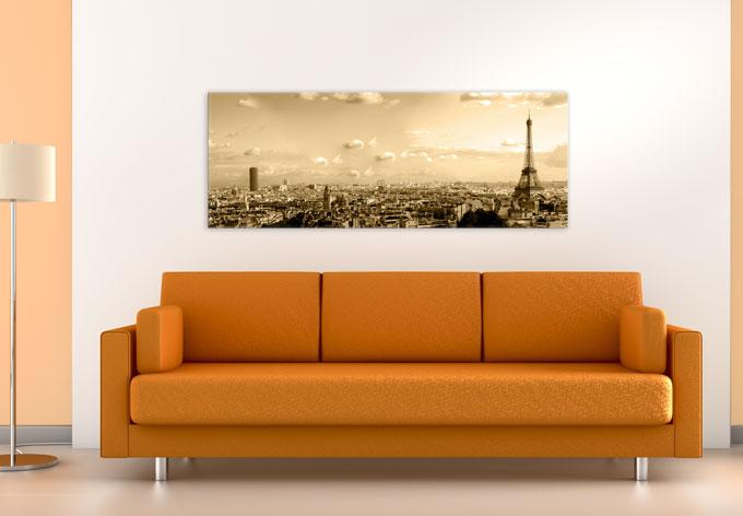 Immagine prodotto Trenddeko Parigi Skyline - Panorama (40 x 100 cm)