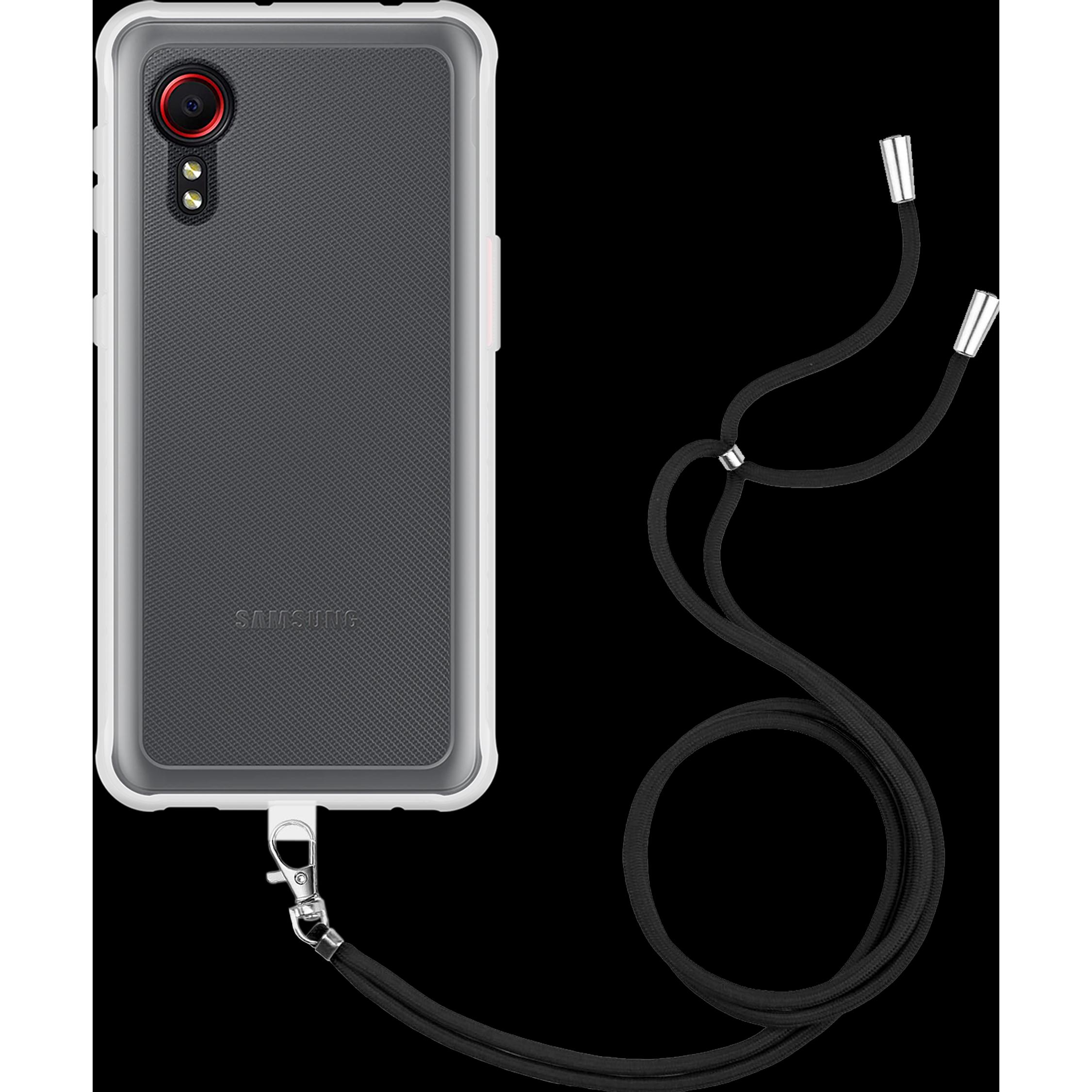 Thumbnail - Cazy Handykette Hülle Kompatibel mit Samsung Galaxy Xcover 5 - Silikon Handyhülle mit Band Necklace Hülle, Handykette, T...