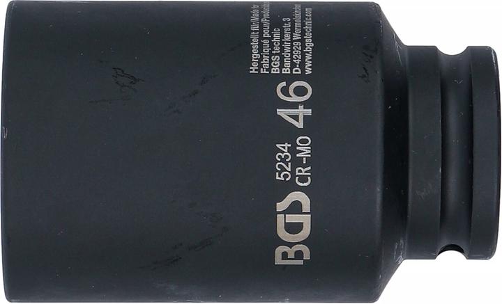 Image du produit BGS Douille à choc, douze pans 12,5 mm (1/2") 46 mm (46 mm)