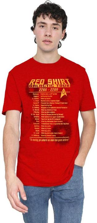 Actual product image Unisex Adult Red Shirt Tour T-Shirt (XXL)