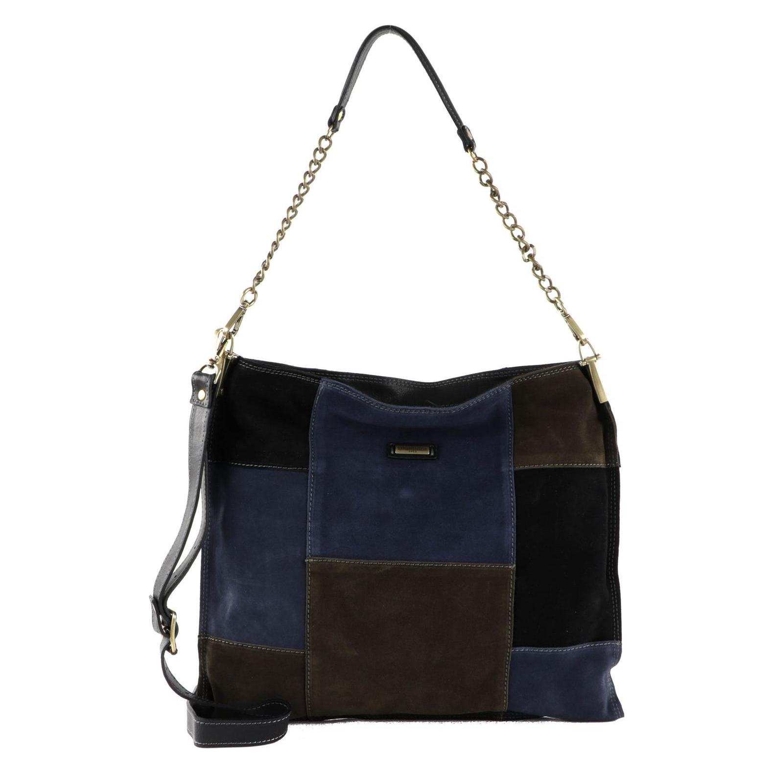 Caterina Lucchi, Damen, Handtasche, Angelika Kauffman Shopping Bag, Blau, Mehrfarbig