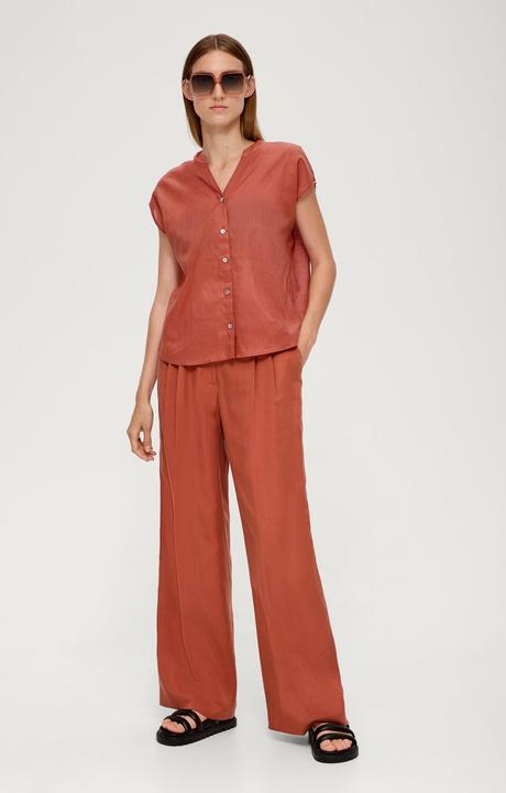 Image du produit s.Oliver Bluse Bluse mit Tunika-Ausschnitt (40)