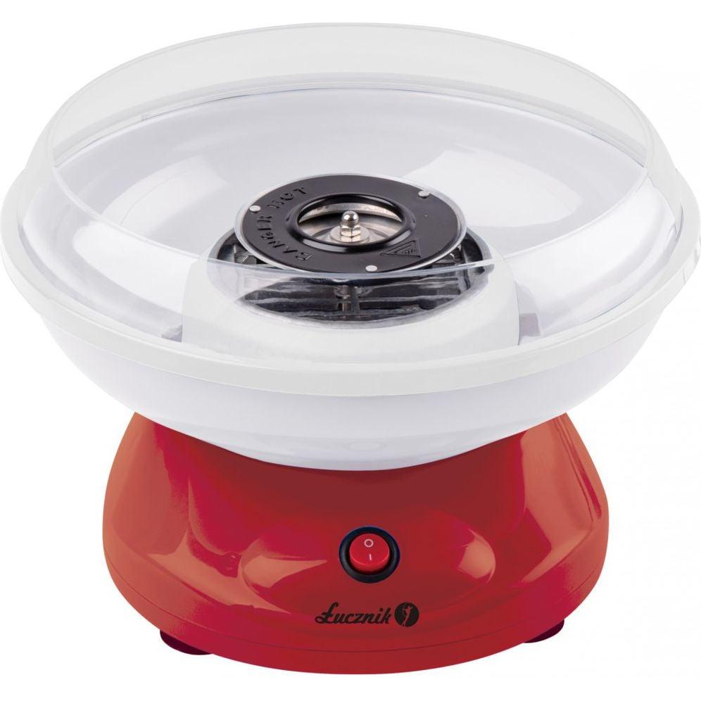 Łucznik AM-6214 A Zuckerwattemaschine, Fun Kitchen, Weiss, Rot