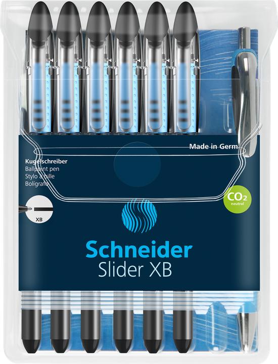 Produktbild Schneider Kugelschreiber Slider Basic Strichstärke: 0,7 mm Schreibfarbe: schwarz (Schwarz, 1 x)