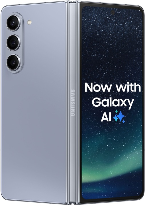 Samsung Galaxy Z Fold 5 (256 Go, Bleu glacé, 7.60", SIM + eSIM, 50 Mpx, 5G)