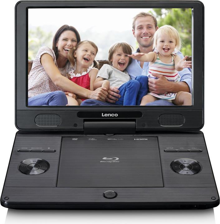 Actual product image Lenco BRP-1150BK Portable Blu-ray - DVD Player (Portable Blu-ray Player, Portable DVD player)