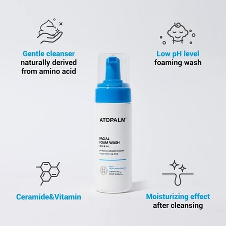 Actual product image Atopalm Facial Foam Wash (Cleansing Foam, 150 ml)