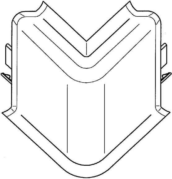 Produktbild Gewiss SLK-Ausseneck (2 cm)