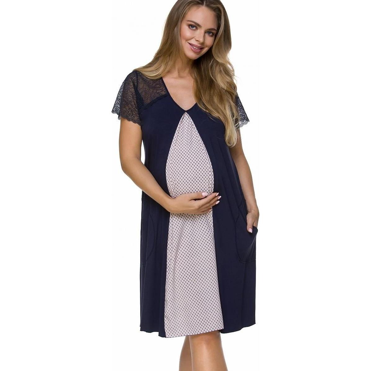 Lupo, Pyjama, Nachthemd Line, Blau, (L, XL)