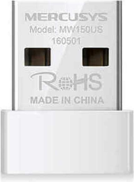 Mercusys Scheda N150 Wifi Nano USB Adapter USB 2.0 1 Antenna Interna (USB 2.0)