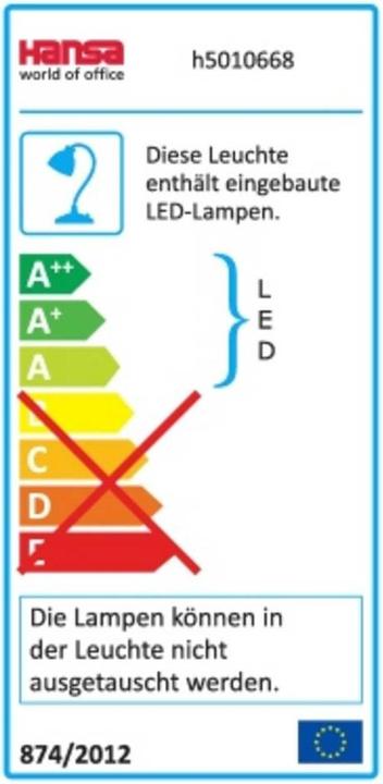 Energielabel Hansa Vario Plus (741 lm)