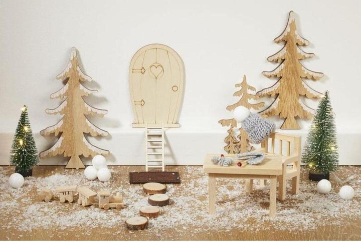 Immagine prodotto Hobby Fun Mini veicolo ferroviario in legno Natura