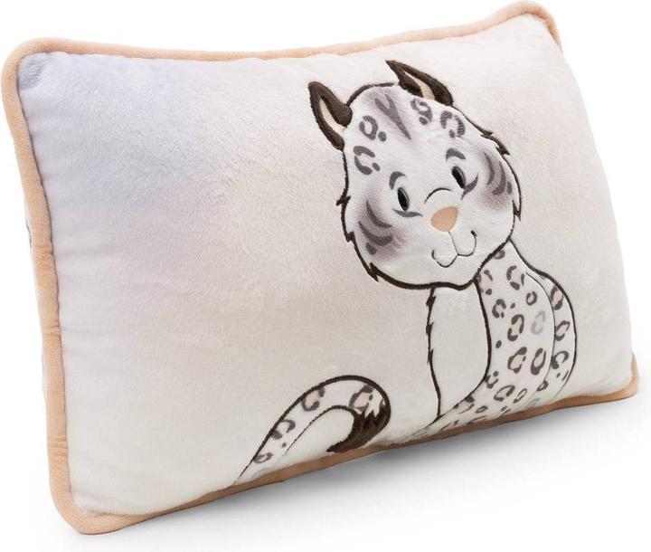 NICI 62445 Kissen Schneeleopard Eleni Snowbell 43x25cm GREEN (43 x 25 cm)