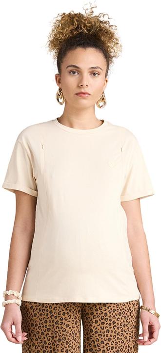 Actual product image Envie de Fraise Bio-Kollektion: T-Shirt mit Frottee-Schrift für Schwangerschaft und Stillzeit