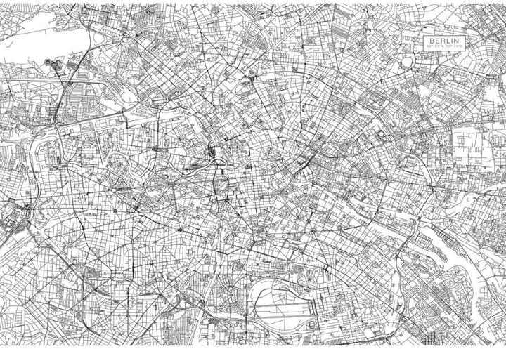 Image du produit Trenddeko Plan de la ville de Berlin (240 x 350 cm)
