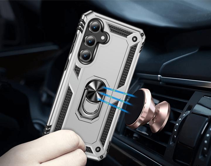 Actual product image Cover-Discount FE - Robust back cover with kickstand (Samsung Galaxy S24 FE)