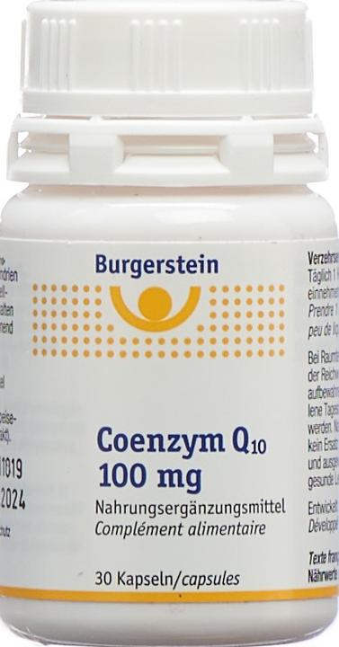 Actual product image Burgerstein Coenzym Q10 (30 pcs., Capsules, 18 g)