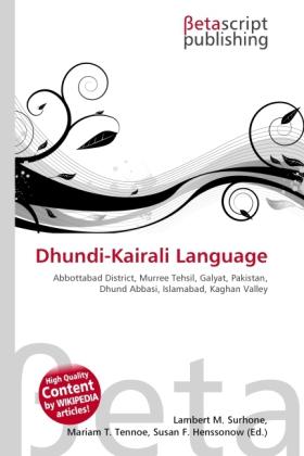 Actual product image Dhundi-Kairali Language (Lambert M. Surhone, Miriam T. Timpledon, Susan F. Marseken, 2010)