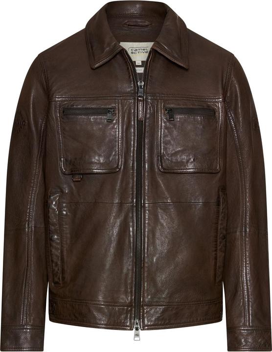 Actual product image Camel Active Piloten-Lederjacke mit Innentaschen (56)