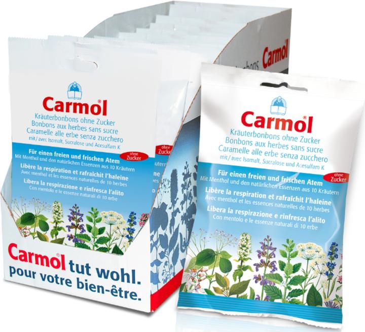 Produktbild Carmol Husten Bonbons 12 Btl 75g (12 Stück)