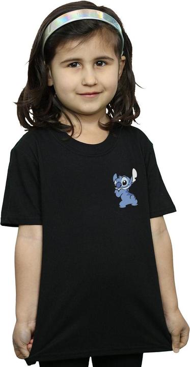 Produktbild Disney Lilo And Stitch Stitch Backside Breast Print TShirt Mädchen (140, 146)