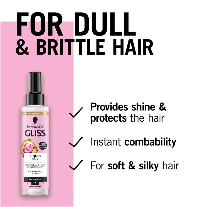 Actual product image Schwarzkopf Gliss Kur - Liquid Silk (200 ml)