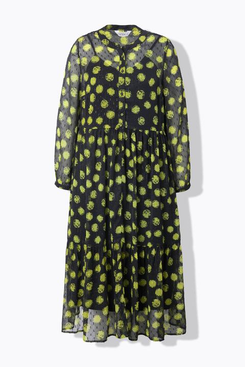 Produktbild Studio Untold Maxikleid, A-Line, Dot Print, Langarm (42, 44)