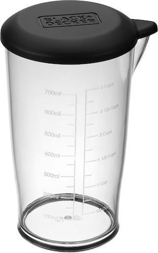 Actual product image Black & Decker Hand Blender Kitchen Wand Black, 2-piece